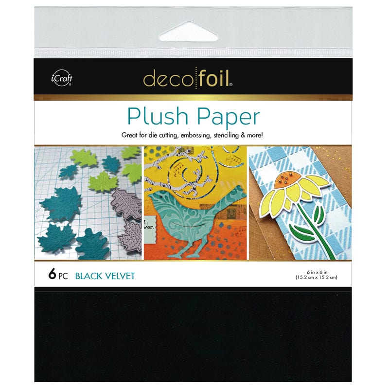 Therm O Web Deco Foil Plush Paper, Black Velvet 5671