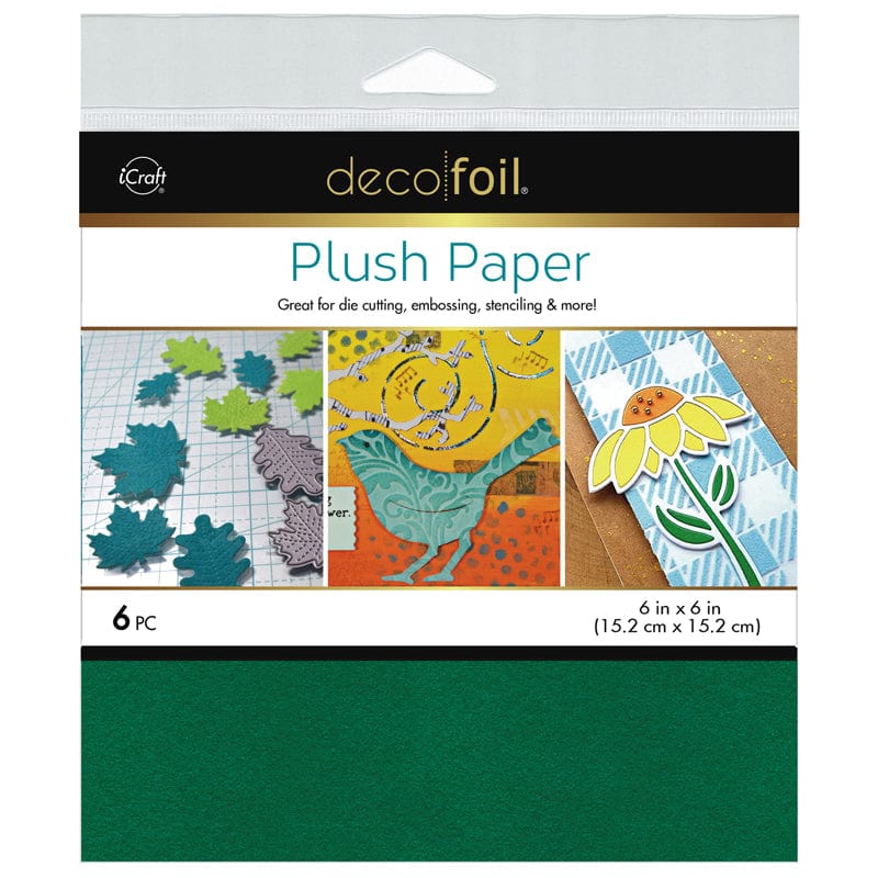 Therm O Web Deco Foil Plush Paper, Emerald Green 5679