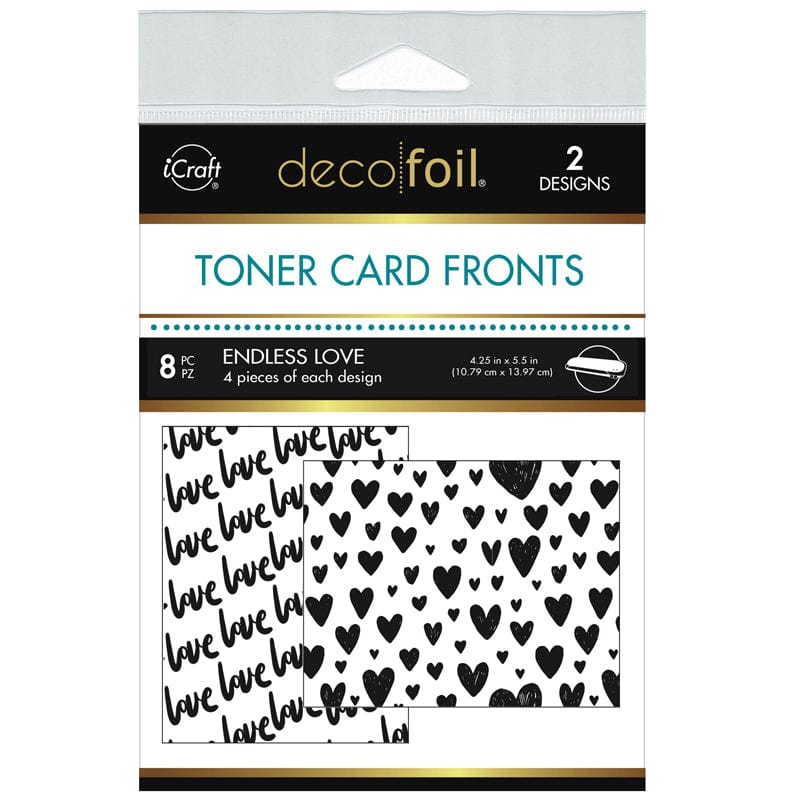 Therm O Web Deco Foil Toner Card Fronts - Endless Love 5683