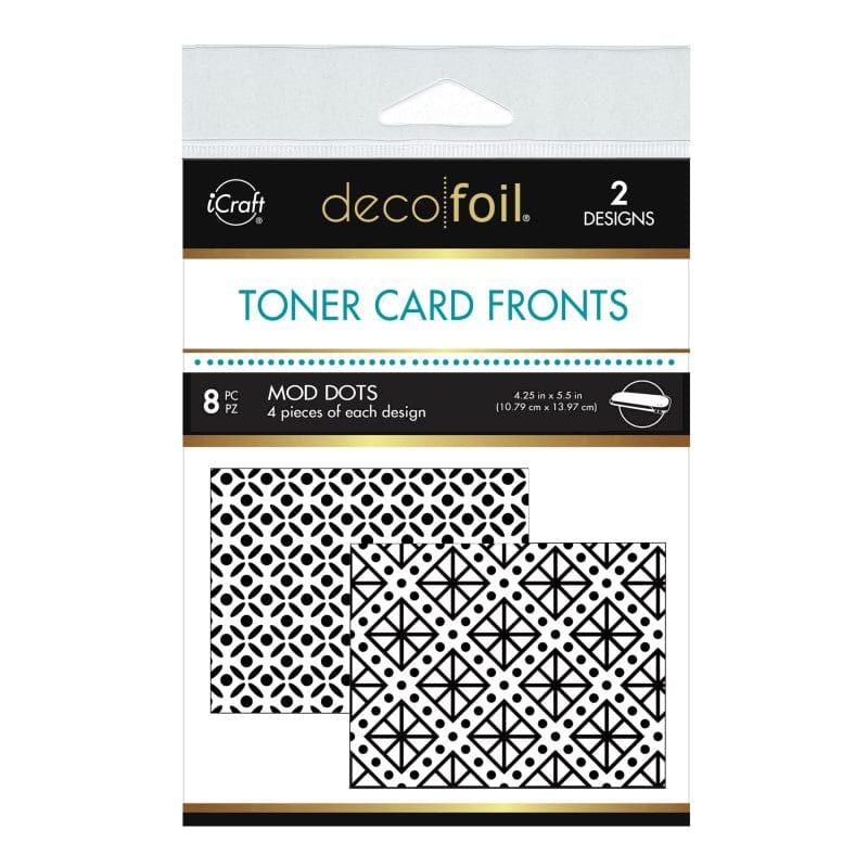 Therm O Web Deco Foil Toner Card Fronts - Mod Dots 5688