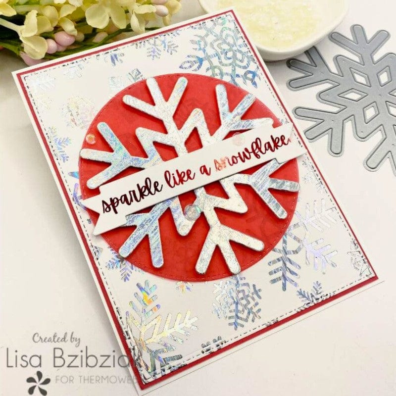 Deco Foil Toner Card Fronts - Winter Sparkle – thermoweb.com