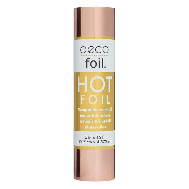 Therm O Web Deco Foil Hot Foil Roll 5 in x 15 ft - Rose Gold 5646