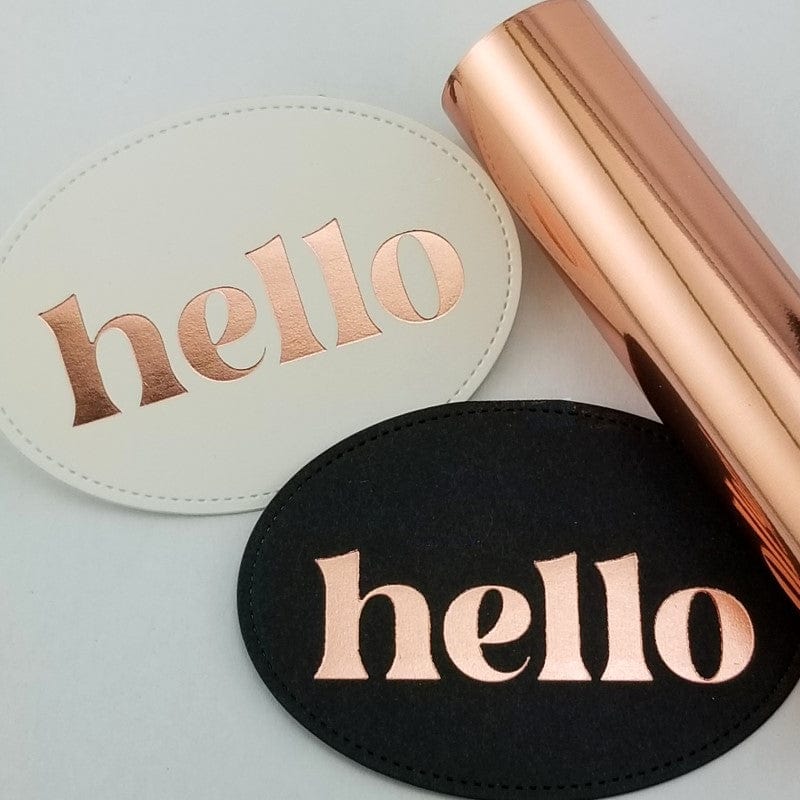Deco Foil Hot Foil Roll 5 in x 15 ft - Rose Gold (NOT FOR USE WITH