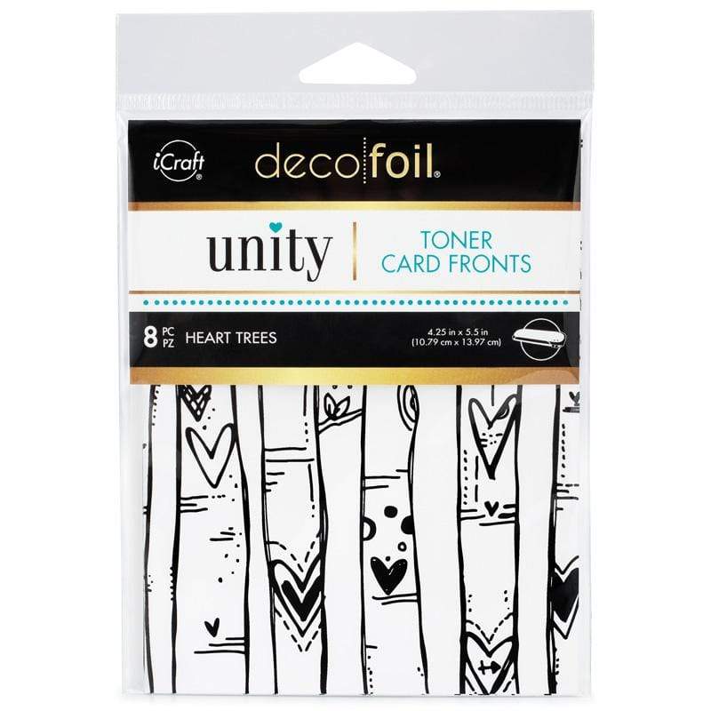 Therm O Web Deco Foil Toner Card Fronts by Unity, Heart Trees 19049