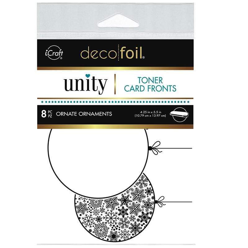 Therm O Web Deco Foil Toner Card Fronts by Unity, Ornate Ornaments 19065