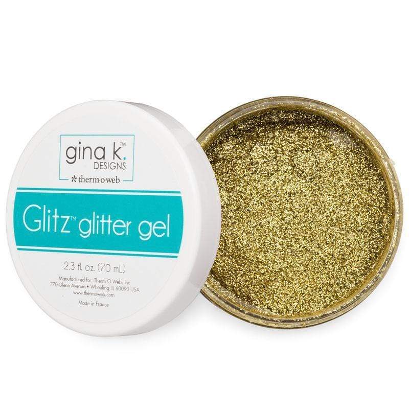 Therm O Web Gina K. Designs Glitz Glitter Gel, Gold 18133