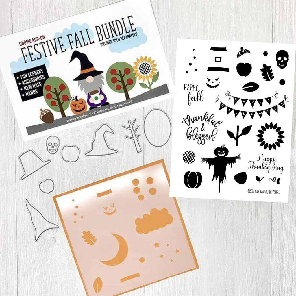 Therm O Web Gina K. Designs StampnStencil Craft Kit, Gnome for the Holidays:<br> Festive Fall Add-On 18176