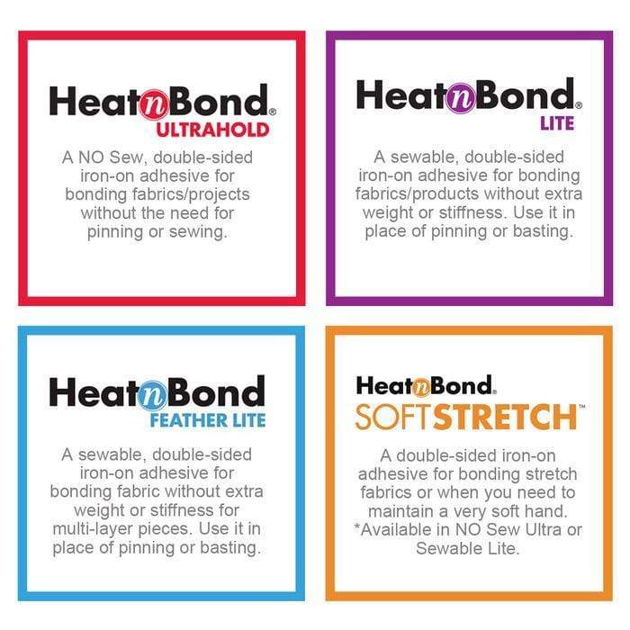 HeatnBond Soft Stretch Lite Iron-On Adhesive Tape, 5/8 in x 10 yds –