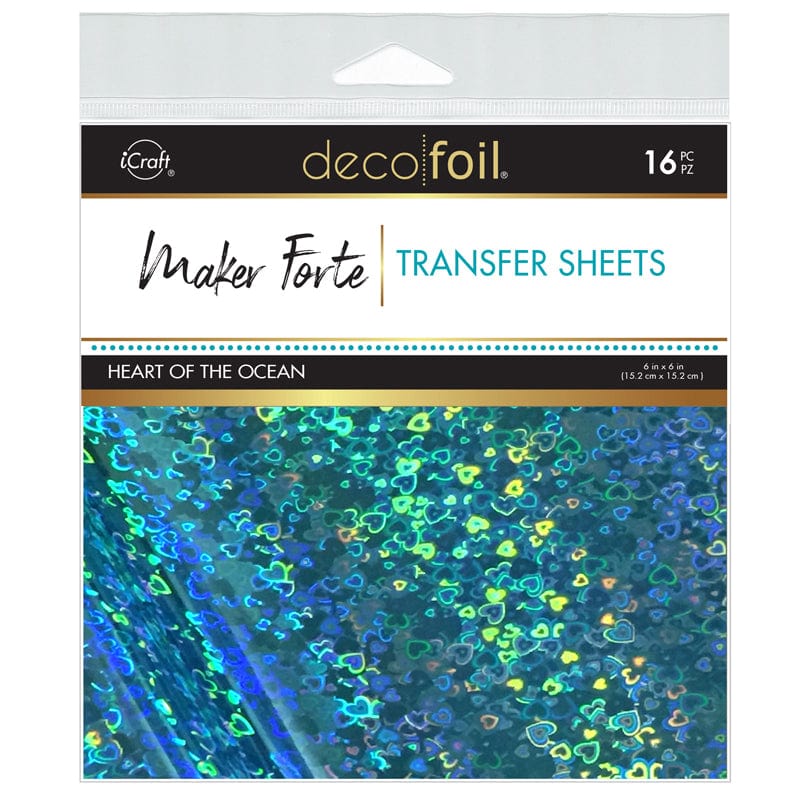 Therm O Web Maker Forte Foil Transfer Sheets, Heart of the Ocean 19097