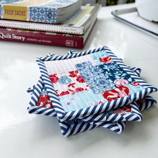 Summer on the Porch: A Quilted Coaster Tutorial