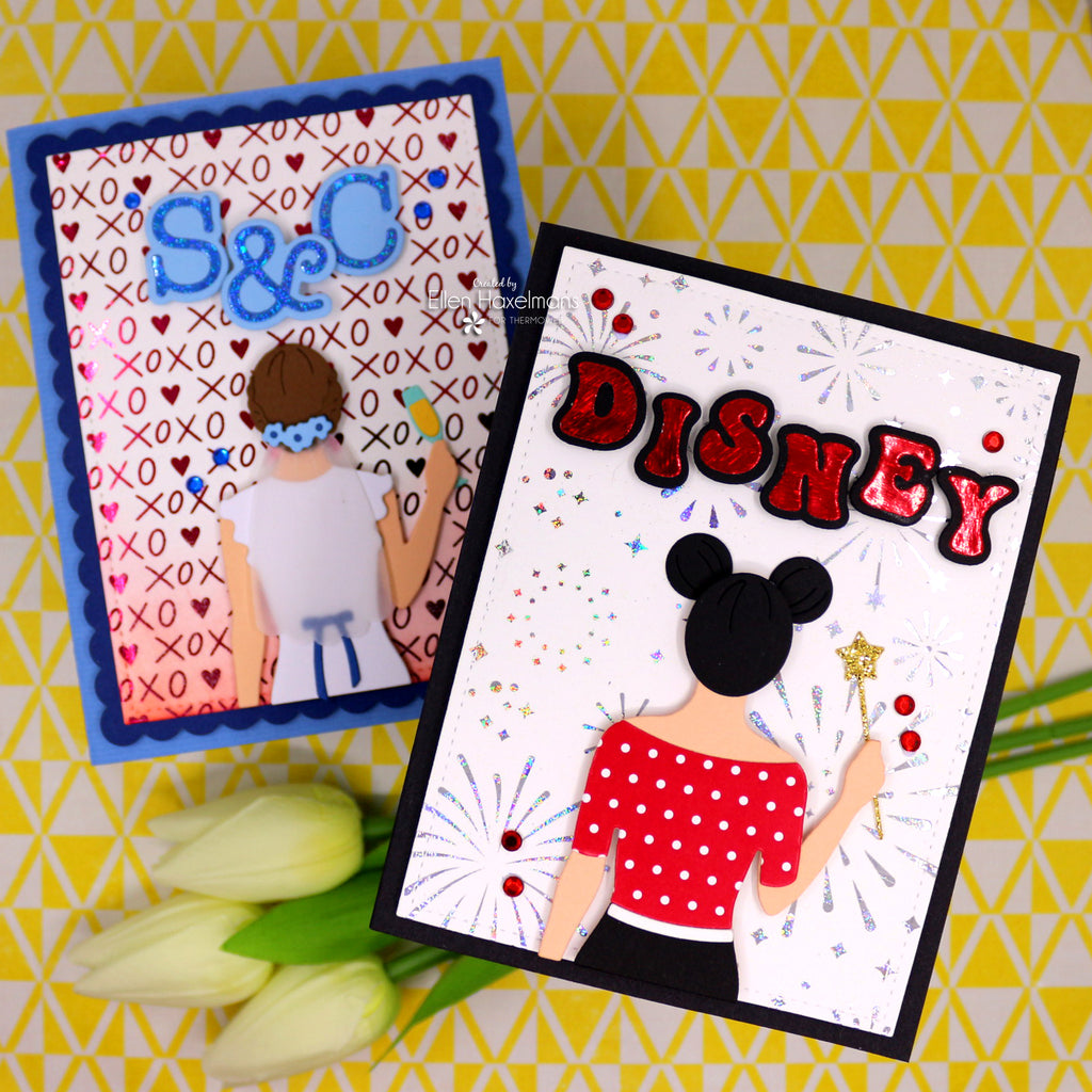 Inspired by Disneybounding and Save-the-Date Cards