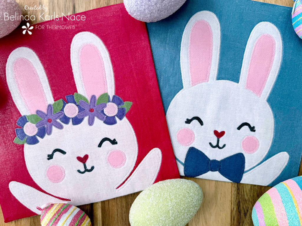 Mr. and Mrs. Cottontail Snack Mats