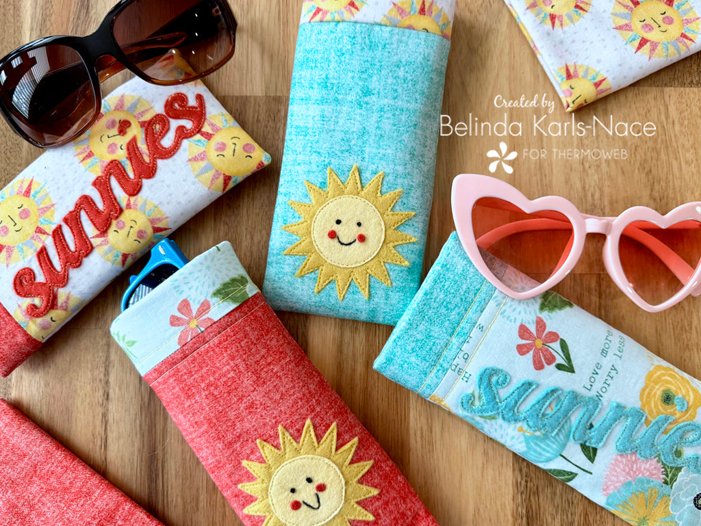 Sunny Sunglass Case featuring HeatnBond