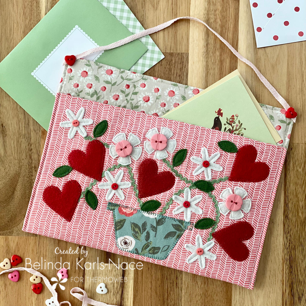Growing Hearts Valentine Pocket with HeatnBond