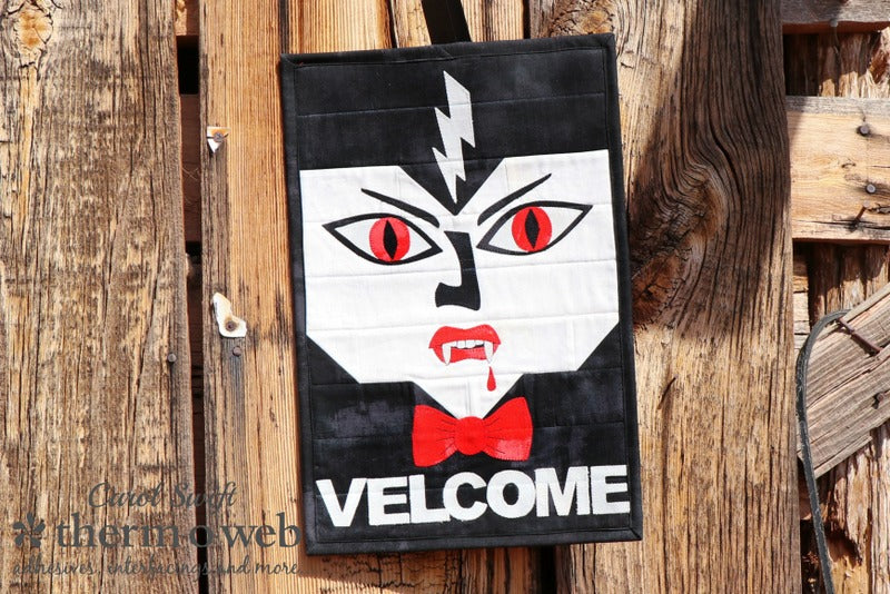 Velcome Vampire Heatnbond Halloween Wall Decor
