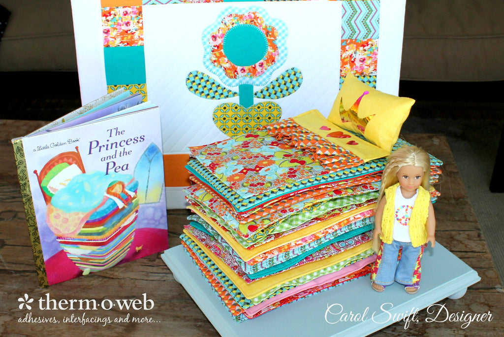 HeatnBond Princess and the Pea Bed Set by Carol Swift