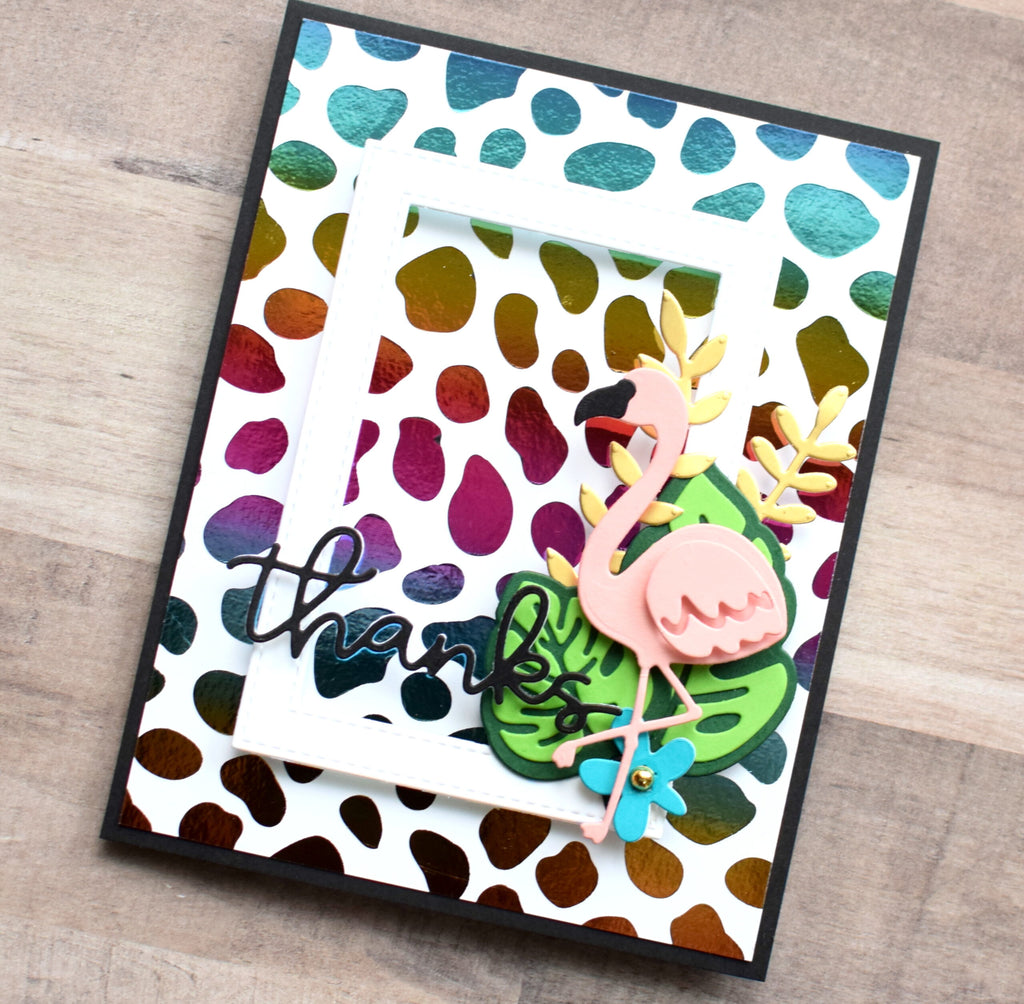 Tropical Cards with Deco Foil Toner Card Fronts