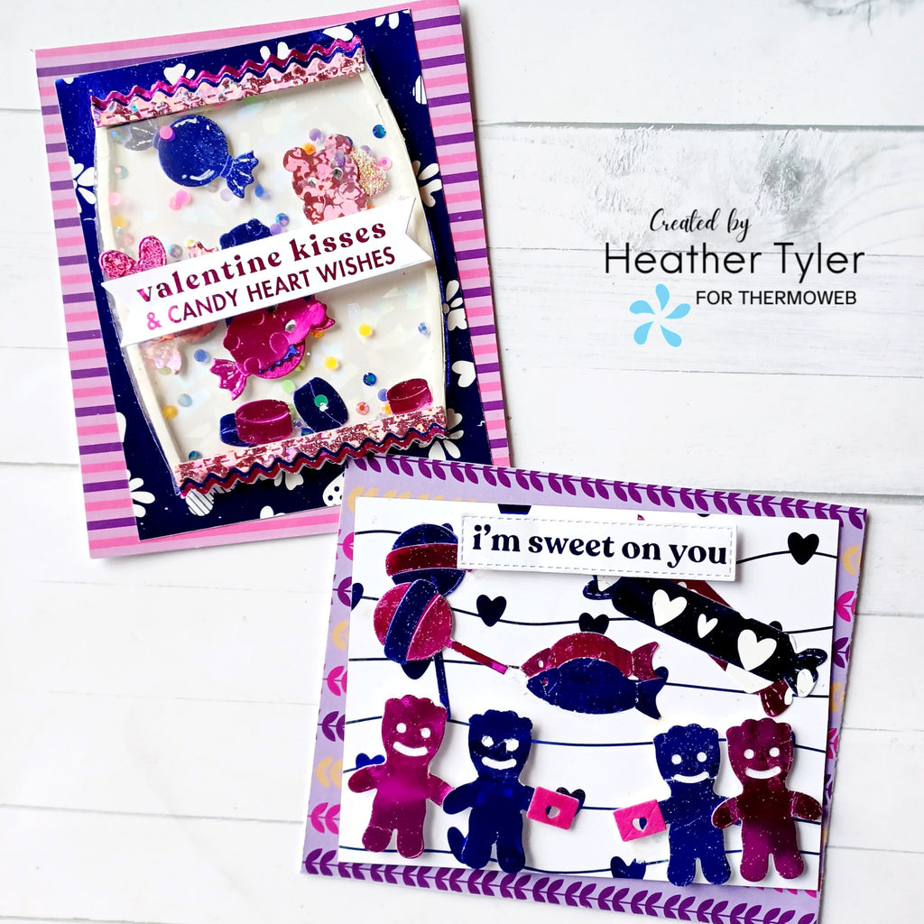 Using our new Deco Foil and Valentine's Day Card Fronts for Sweet Cards!