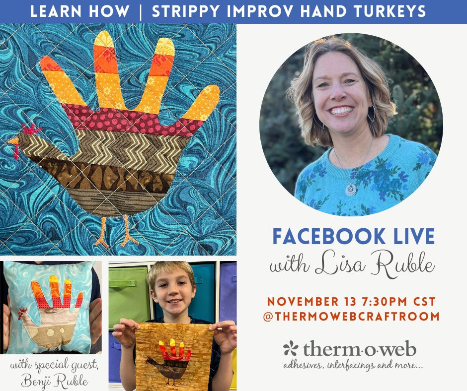 Hand Turkeys with Lisa and Benji