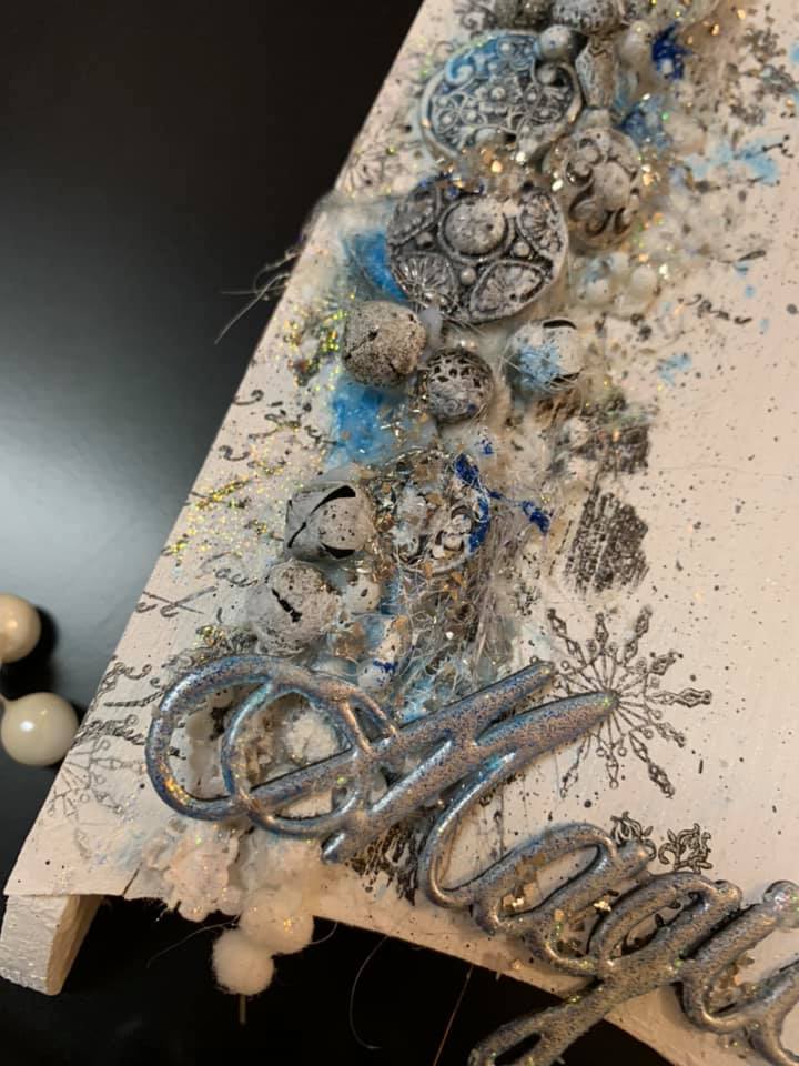 Glitter and a Little Magic Make for a Wintery Sleigh