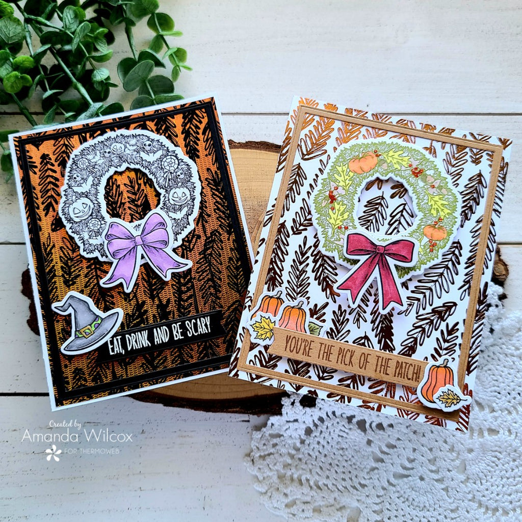 Brutus Monroe Fall and Halloween Foiled Cards
