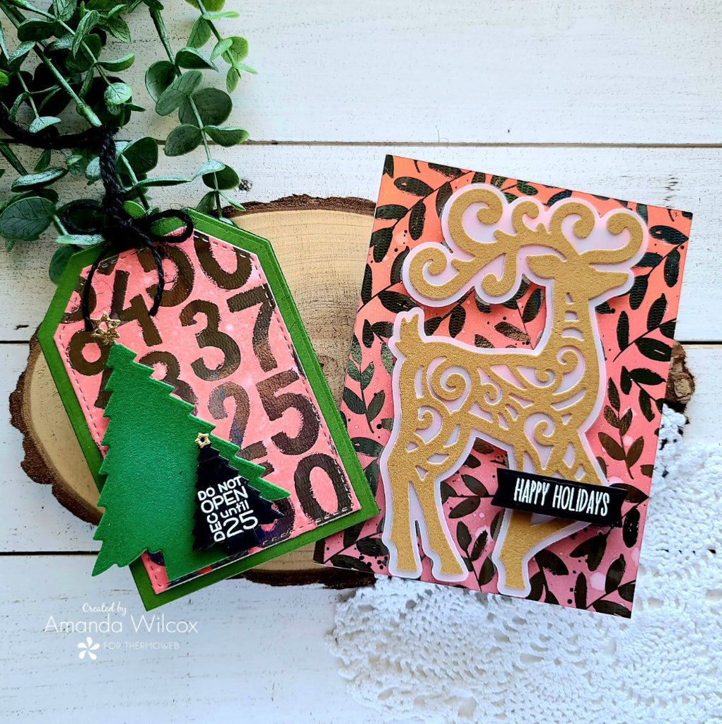 Brutus Monroe Holiday Card and Tag Set Featuring Toner Card Fronts and Deco Foil