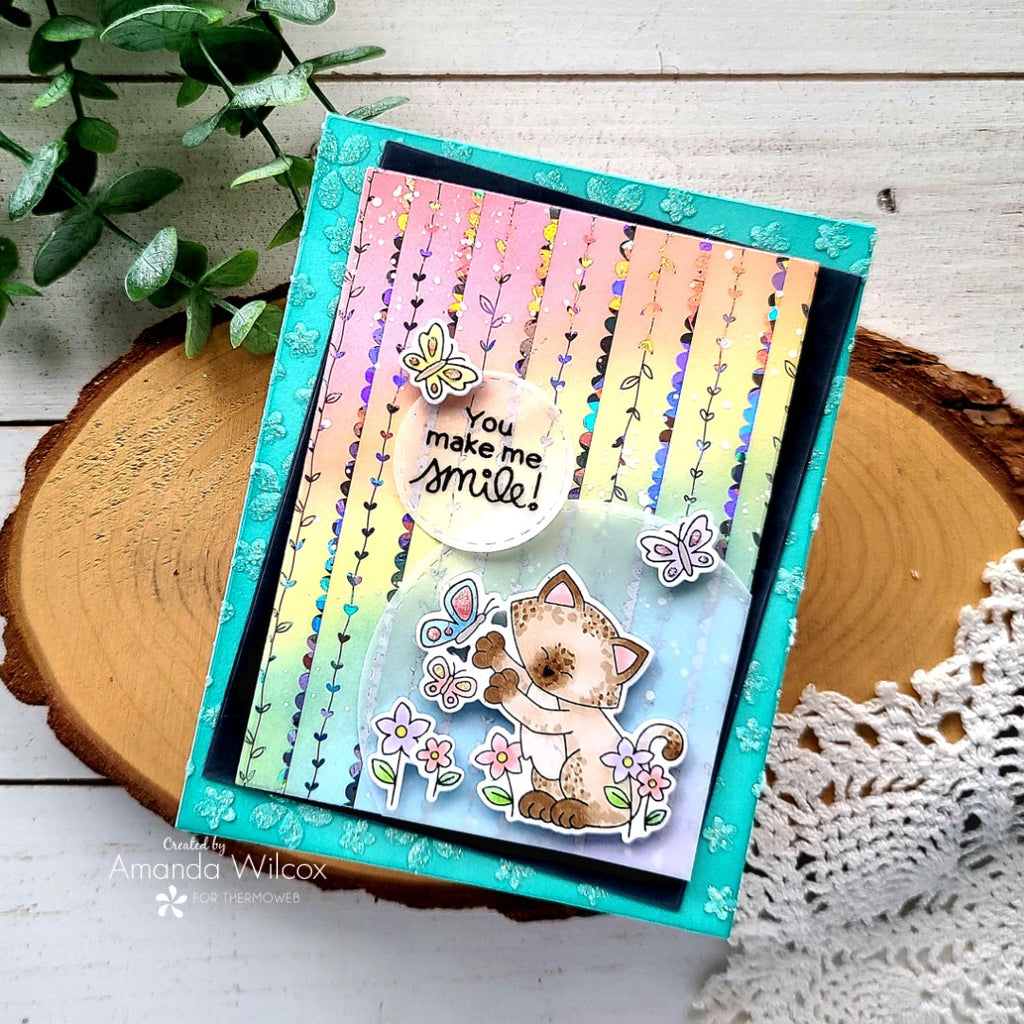 Spring Fling Deco Foil Toner Card