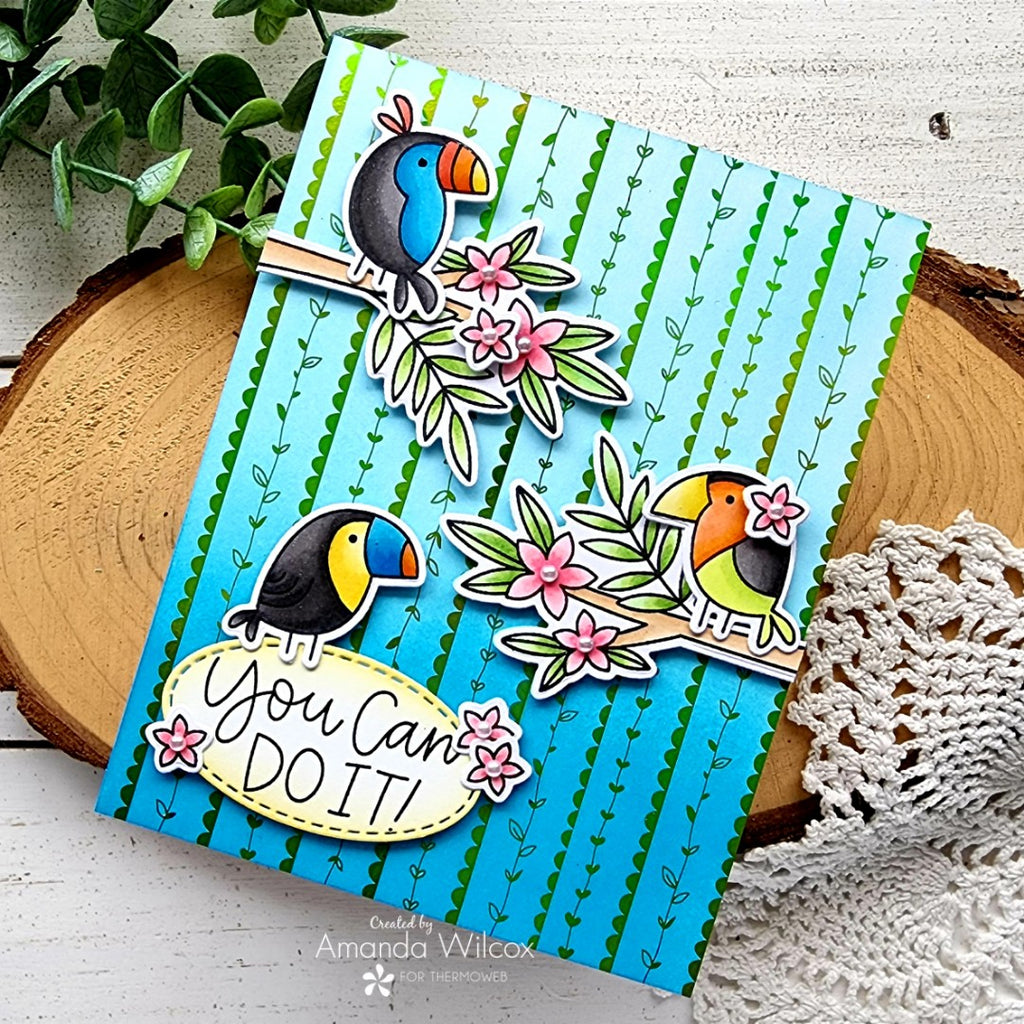 Jungle Themed Card with Deco Foil Toner Card Front