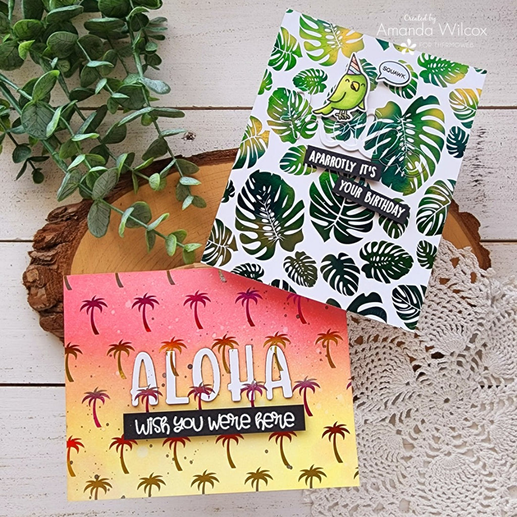 Tropical Foiled NEW Toner Cards with Eclipse Lettering