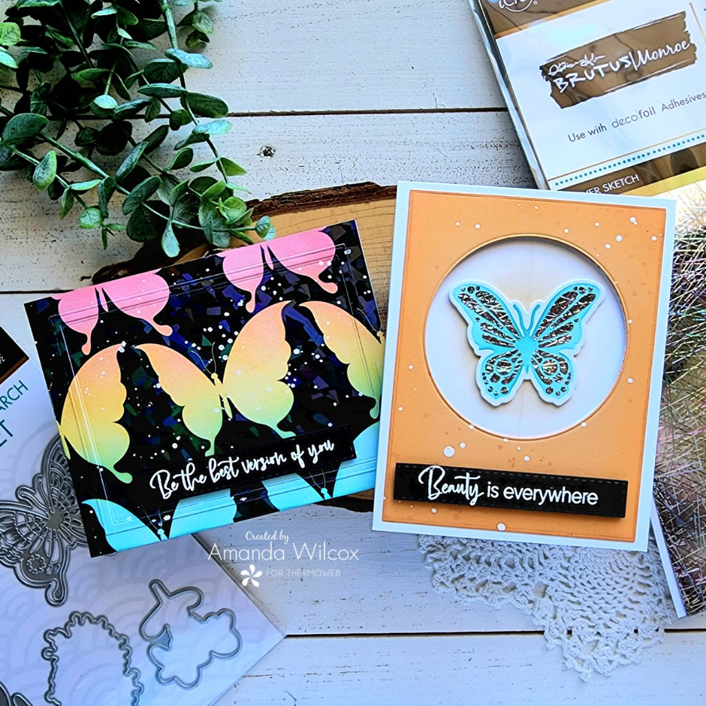 Magical Monarchs Cards  Featuring Toner Card Fronts and Deco Foil Blanco