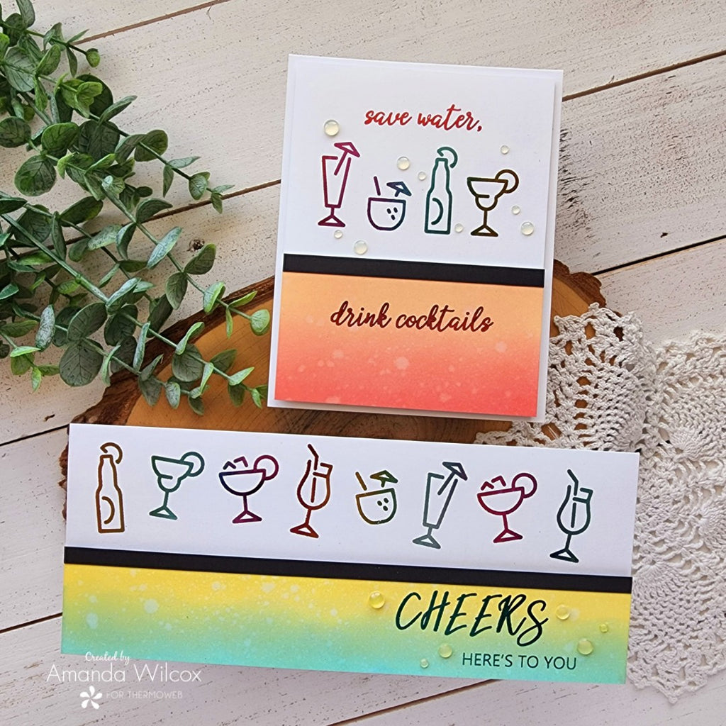 Cheers to NEW Deco Foil Adhesive Transfers