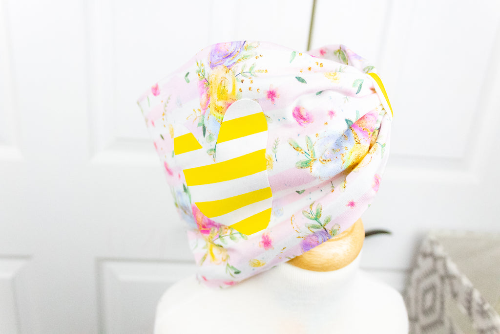 Heart Applique Fabric Headband with HeatnBond