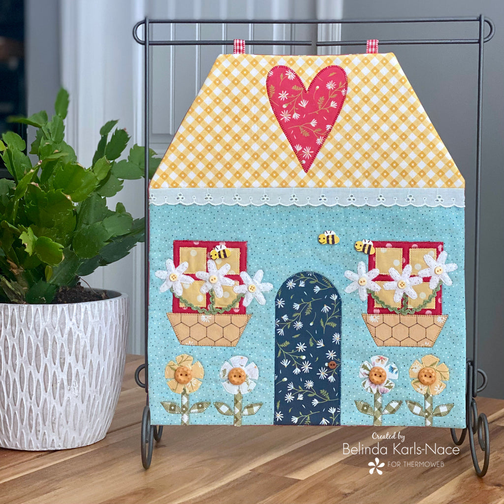 Carnation Cottage Mini Quilt featuring HeatnBond Products
