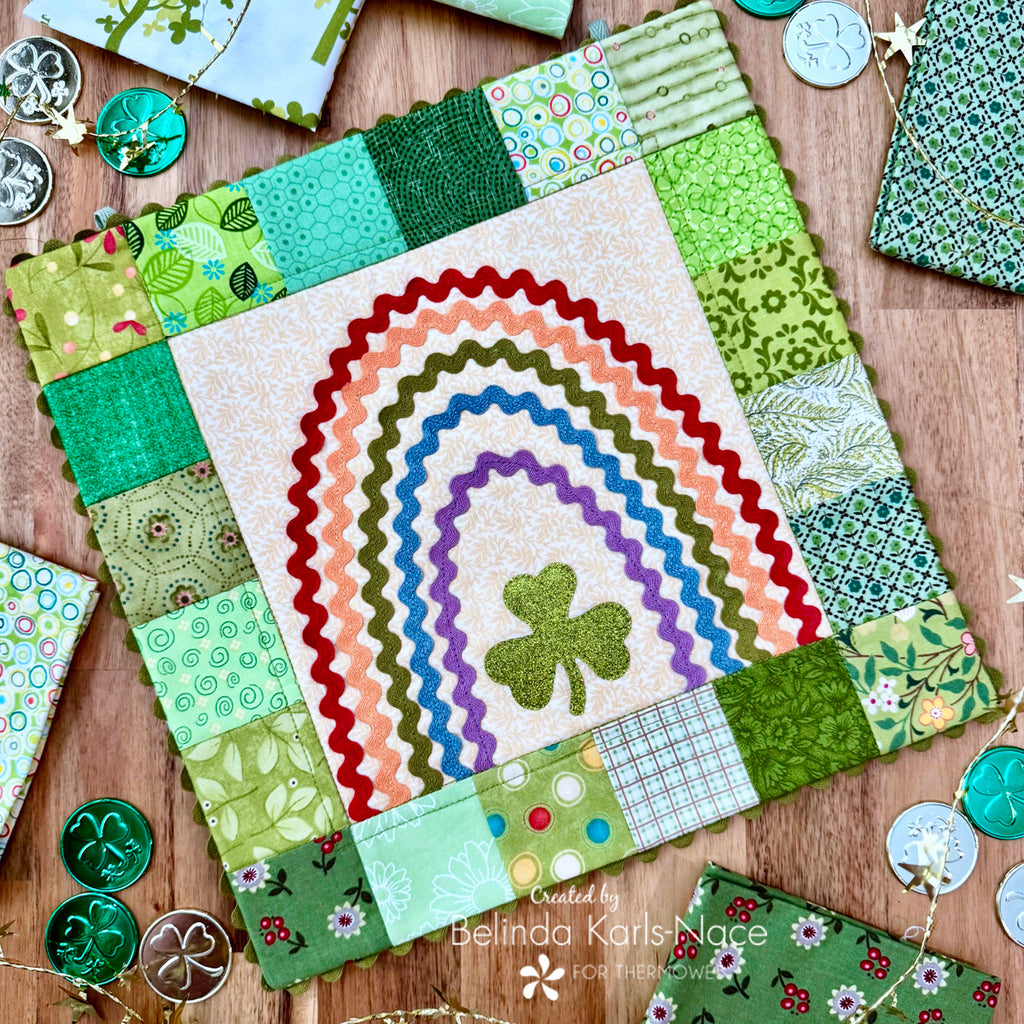 Lucky Charm Mini Quilt featuring HeatnBond
