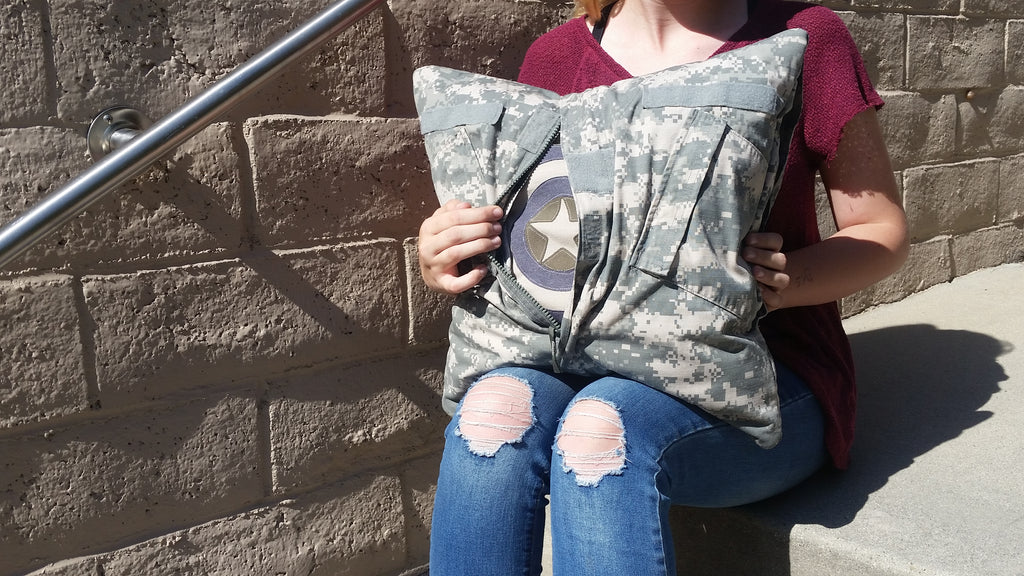 Everyday Captain America Pillow: Heatn'Bond Soft Stretch