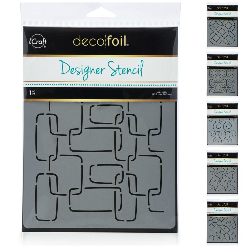 NEW Deco Foil Designer Stencils