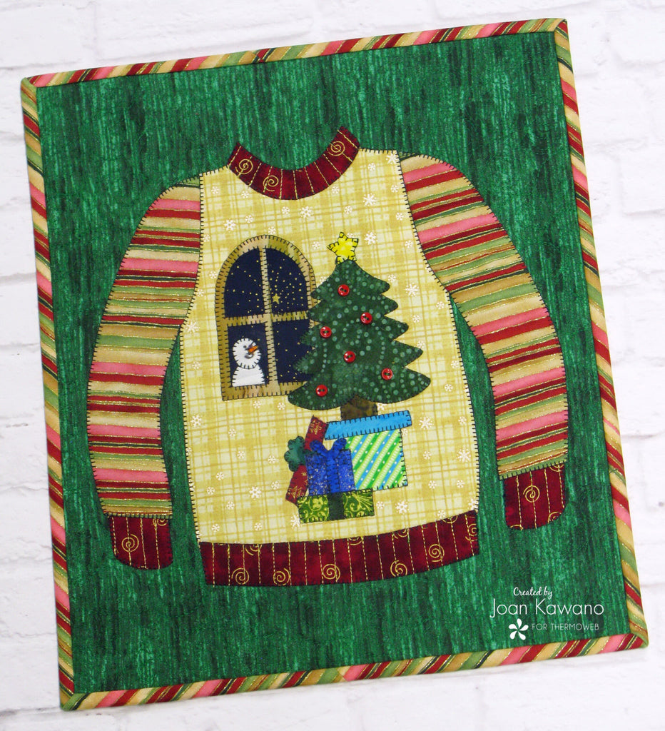 Ugly Sweater Mini Quilt with HeatnBond EZ Print Sheets