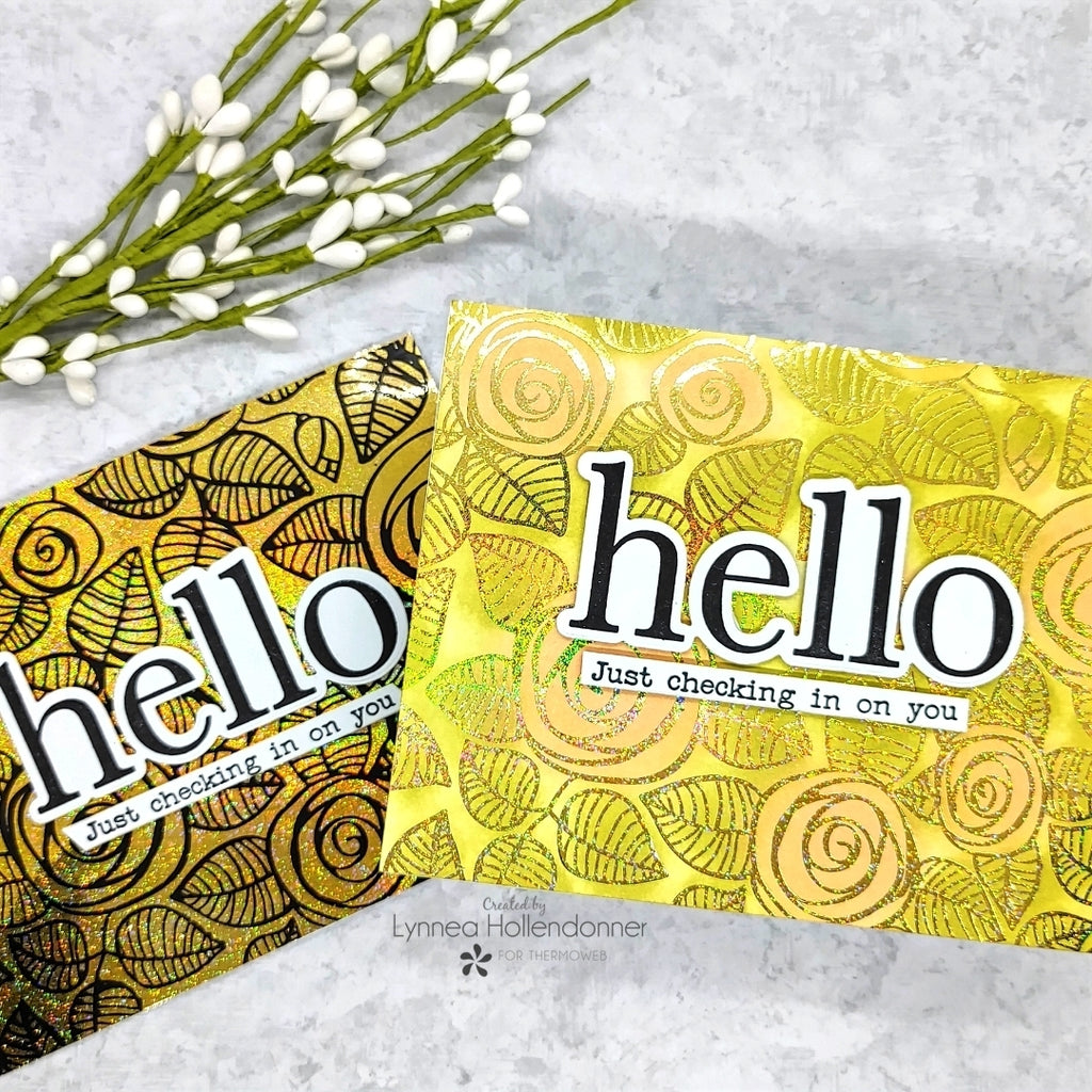 Learn How to Use Deco Foil Toner Sheets Two Ways on Our YouTube LIVE