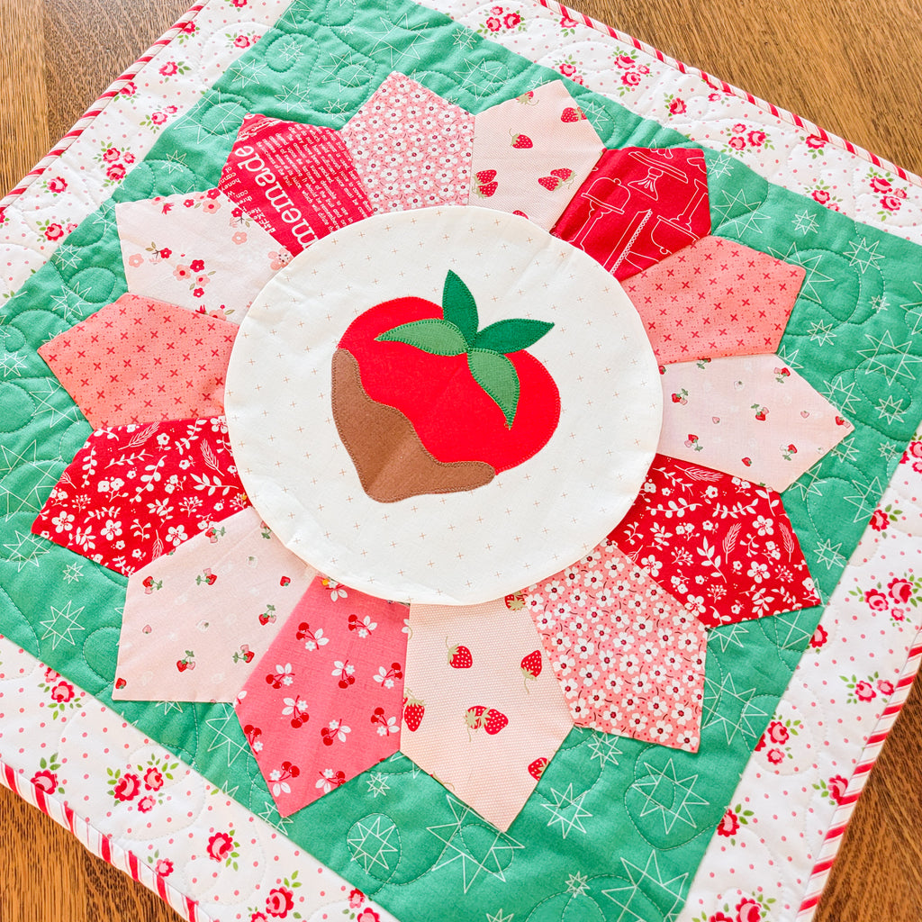 Sweet Berry Mini Quilt with Basting Spray