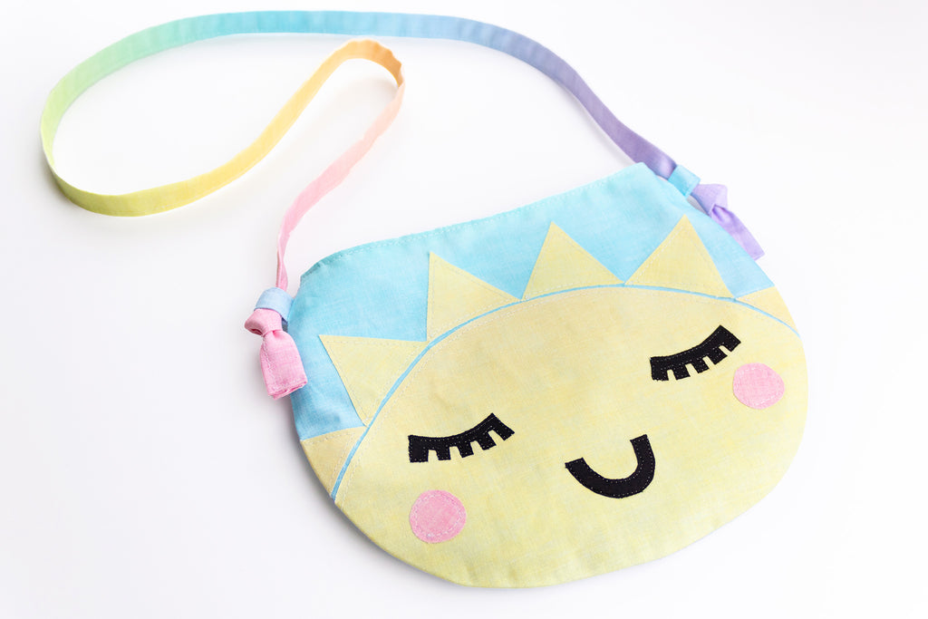 Kawaii Happy Sun Purse with HeatnBond