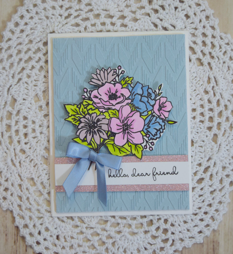 Pastel Cards with Deco Foil Flock and Reverse Confetti