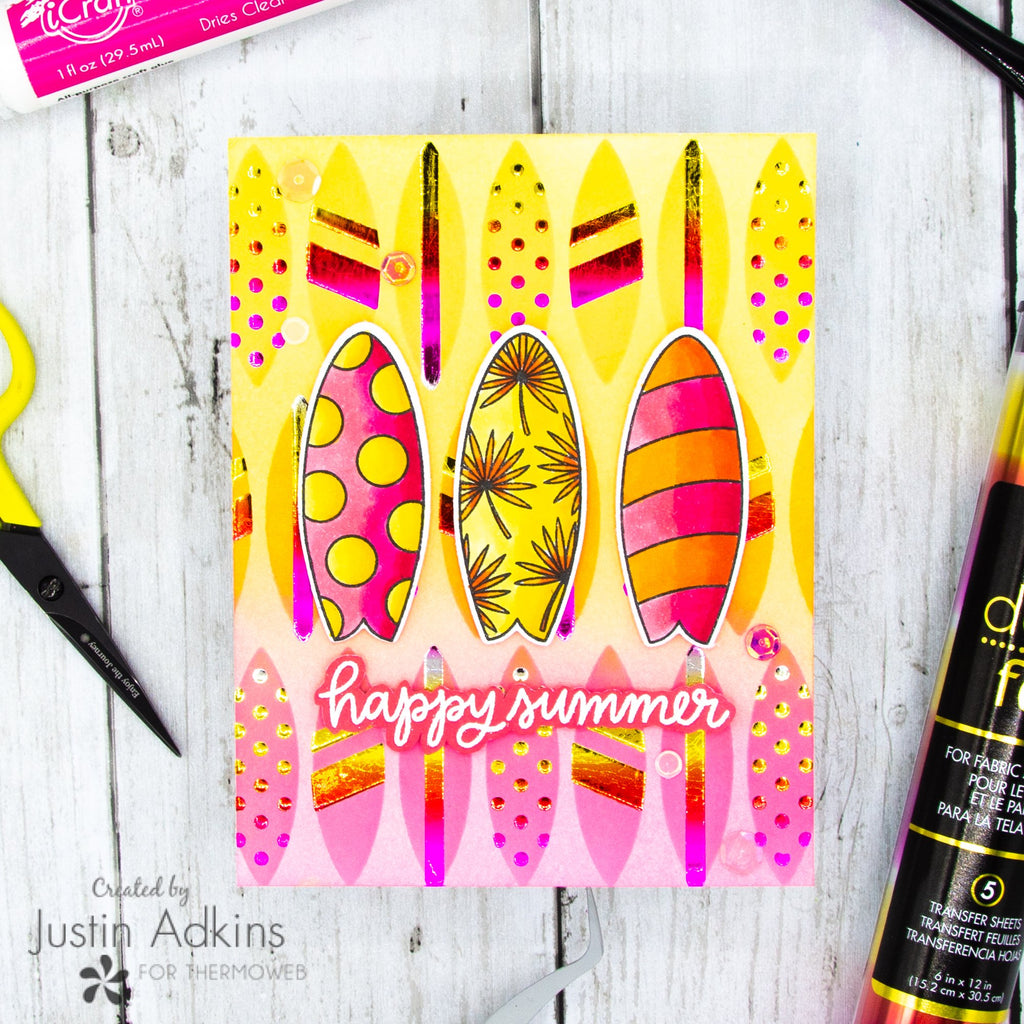 Summer Surfin' Card - Facebook Live
