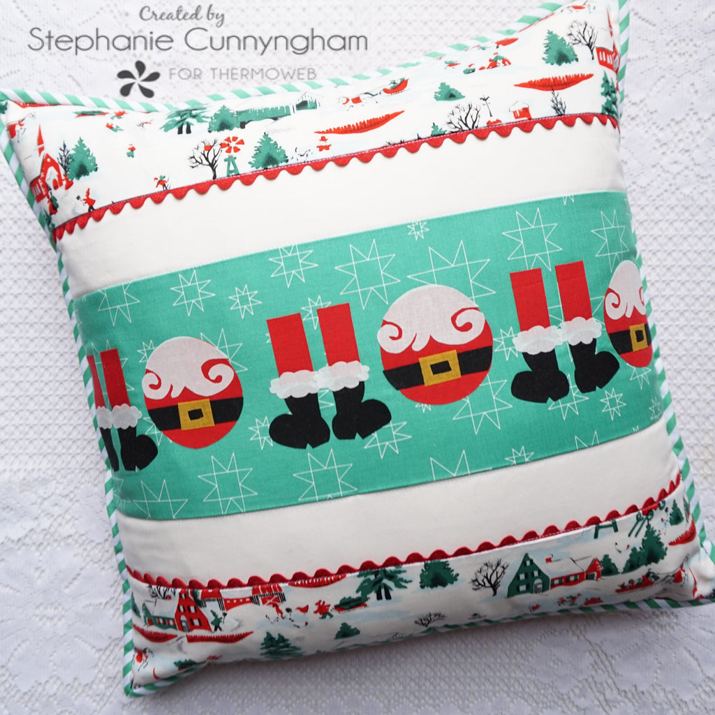 Ho Ho Ho  A Santa Inspired Christmas Pillow