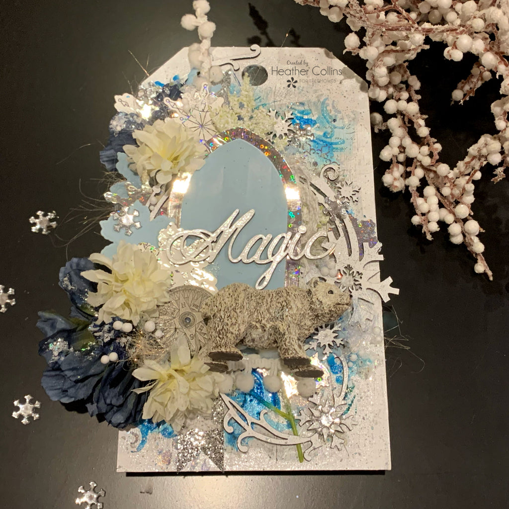 Winter Magic Mixed Media Tag with Gina K. Designs
