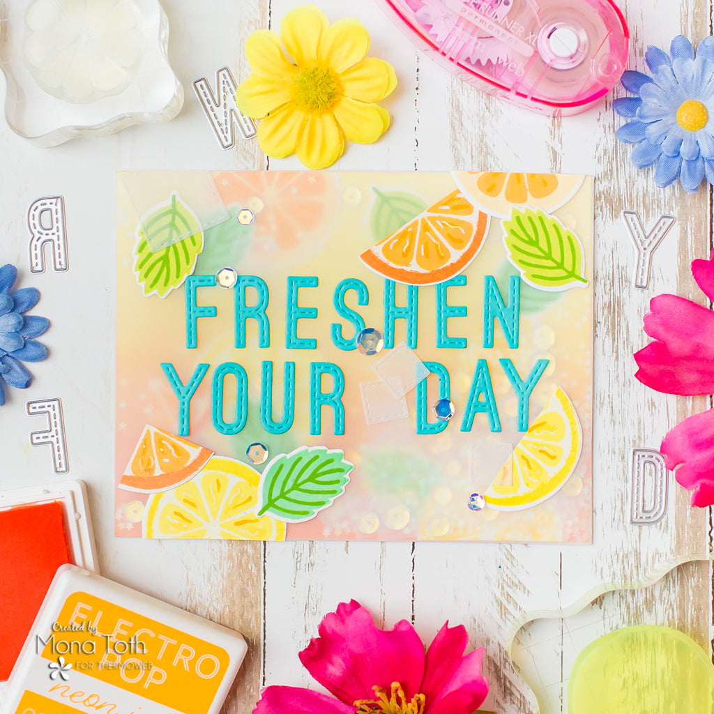 Freshen Your Day with a Summery Lemonade Card With Rina K. Designs