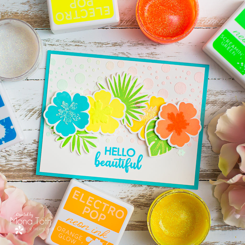 Sending Sunshine Electro-Pop NEON Card