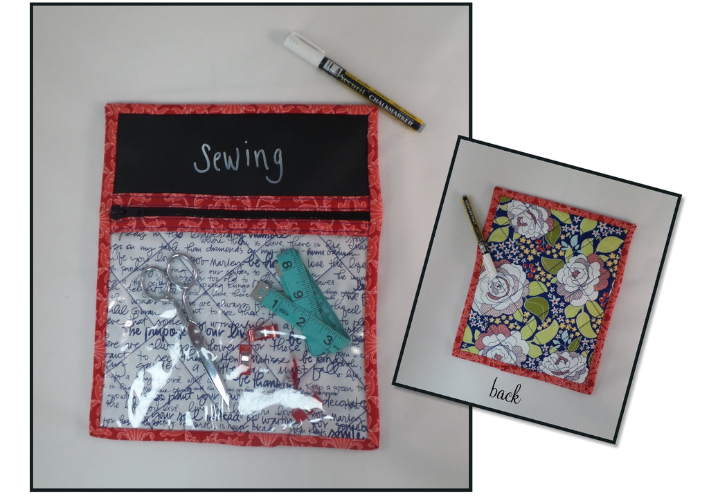 Create an Iron-On Vinyl Chalkboard Pocket