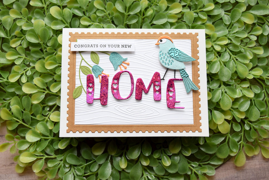 New Home Card with Toner Sheets and Deco Foil