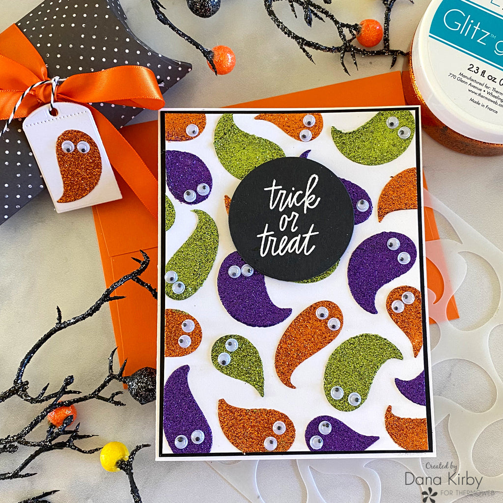 Halloween Card with Glitz Glitter Gel