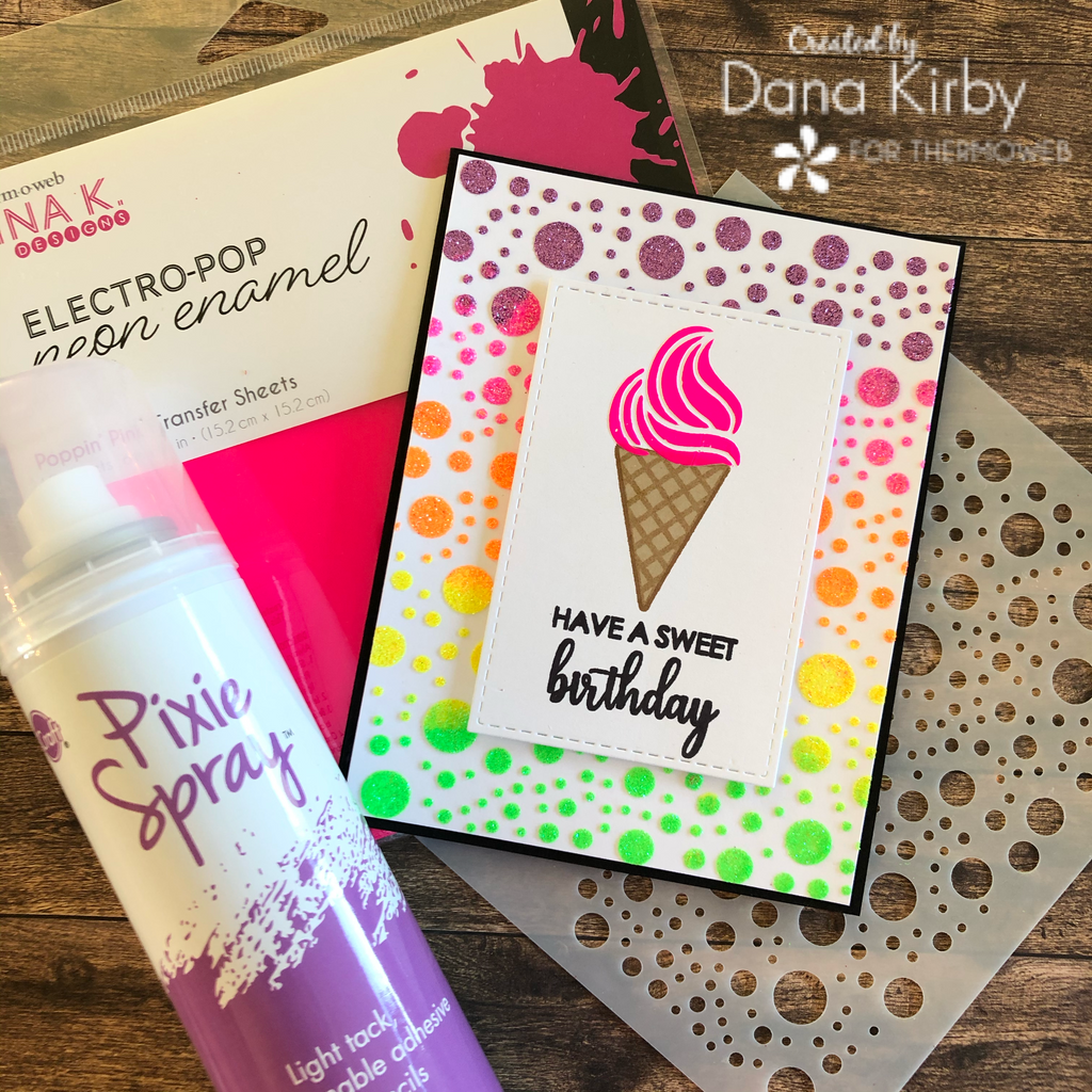 Have a Sweet Birthday with NEW Rina K. Designs NEON Glitz Glitter Gel